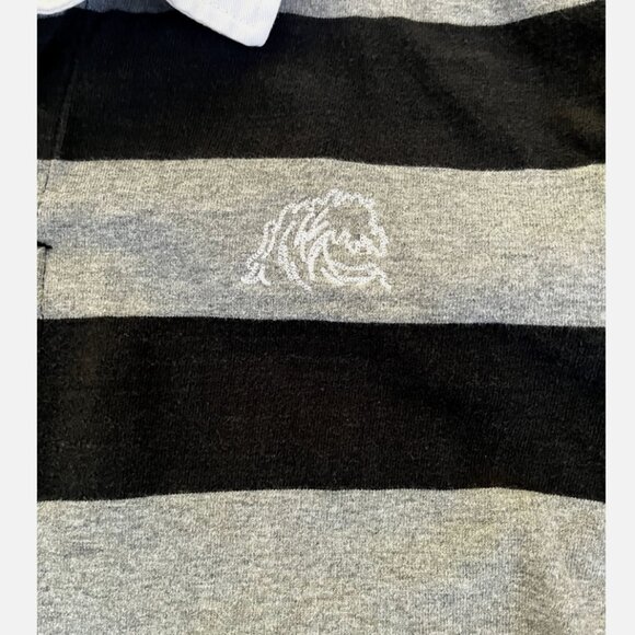 SurfSide Supply CO Men’s Striped Polo Rugby Shirt Size XL Stripes - Navy Blue - Picture 5 of 7